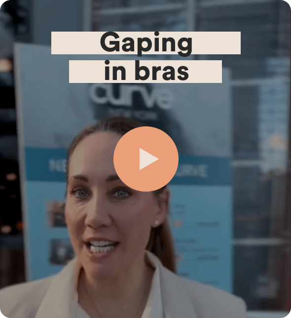 Gaping in bras