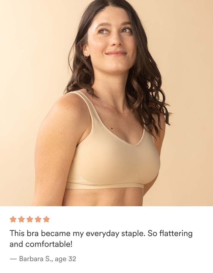 Customer wearing a Truekind bra