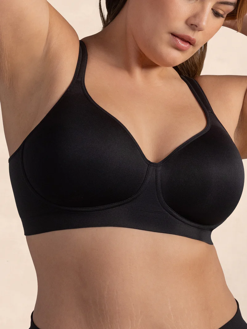 Truekind Wireless Lift T-Shirt Bra black