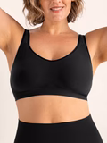 Wireless Menopause Bra BLACK Front