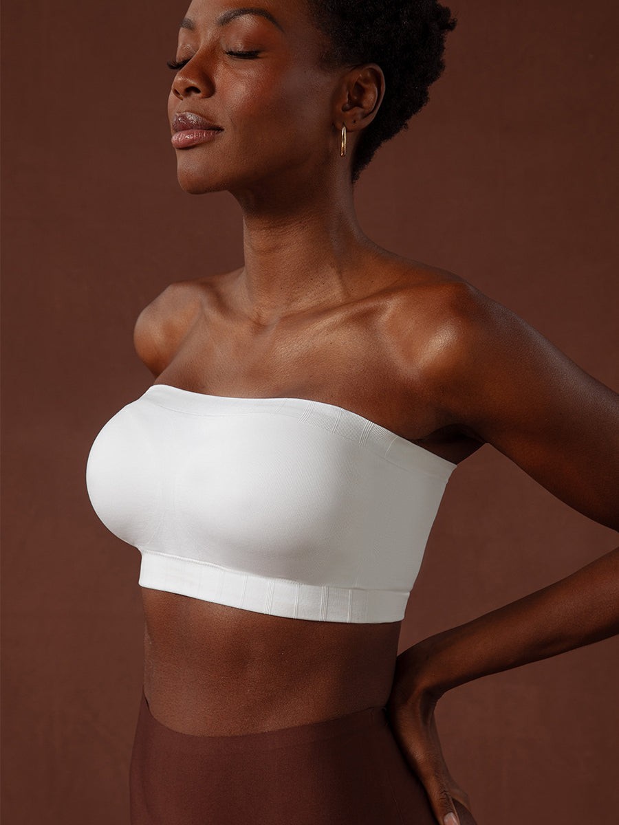 Truekind Convertible Strapless Bandeau Bra look
