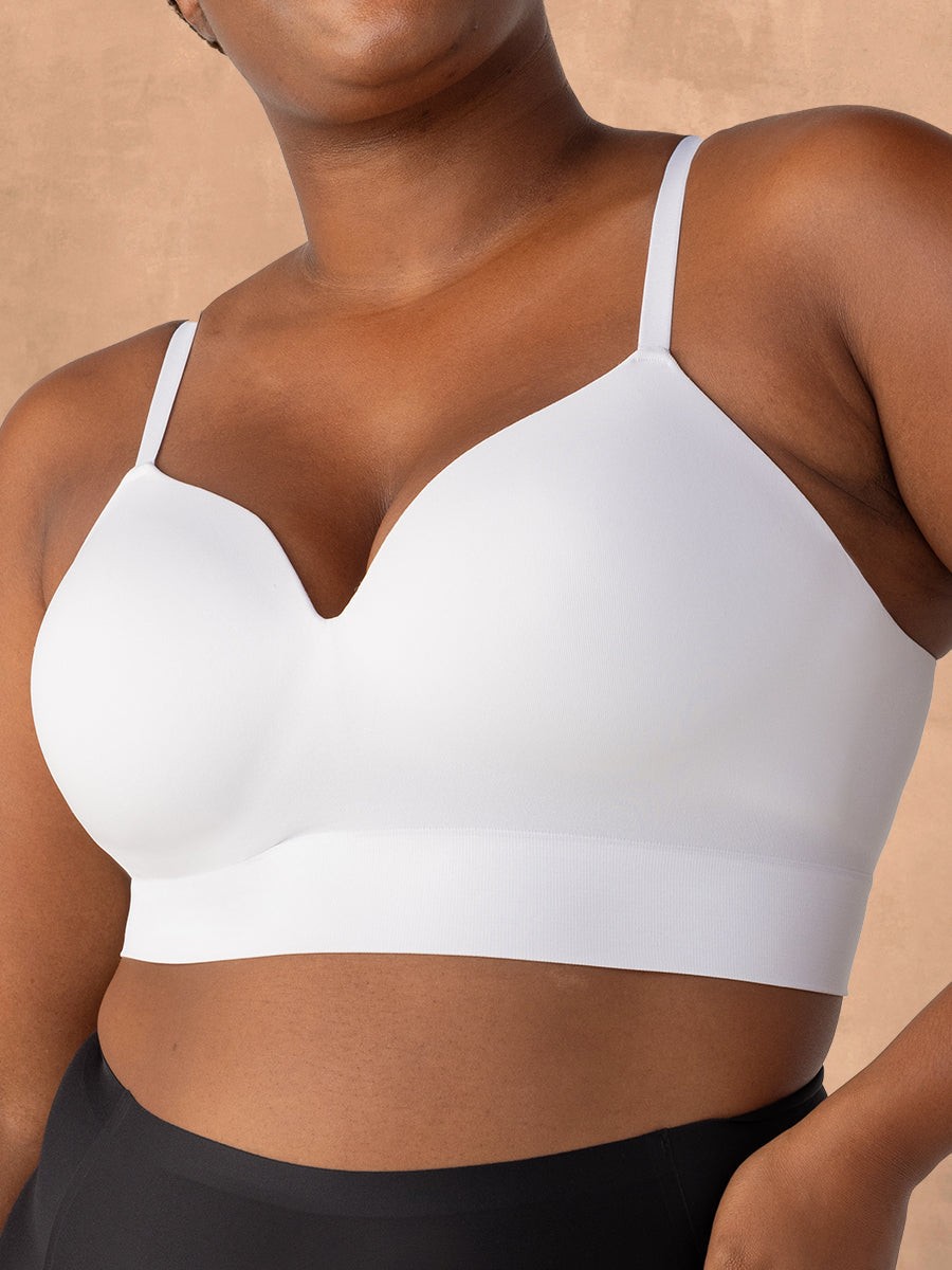 Truekind® Supportive Comfort Wireless Shaping Bra - White / 42B / XL