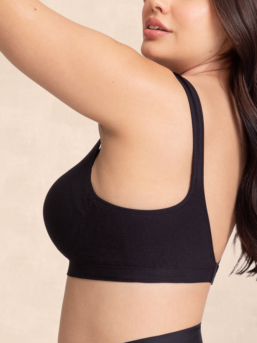 Truekind Wireless Shaper Bra side black