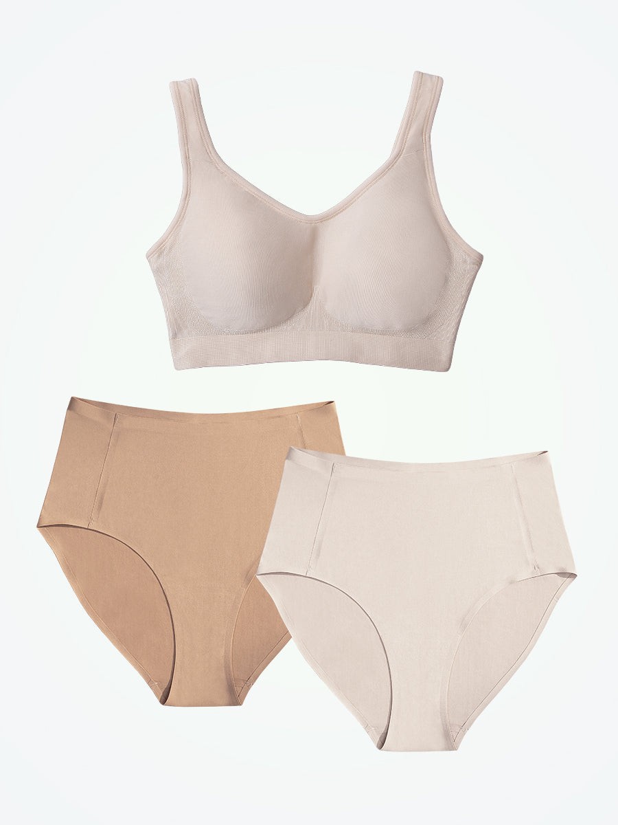 Truekind Bras Bundle Truekind® - 1 Shaping Bra + 2 Seamless Briefs