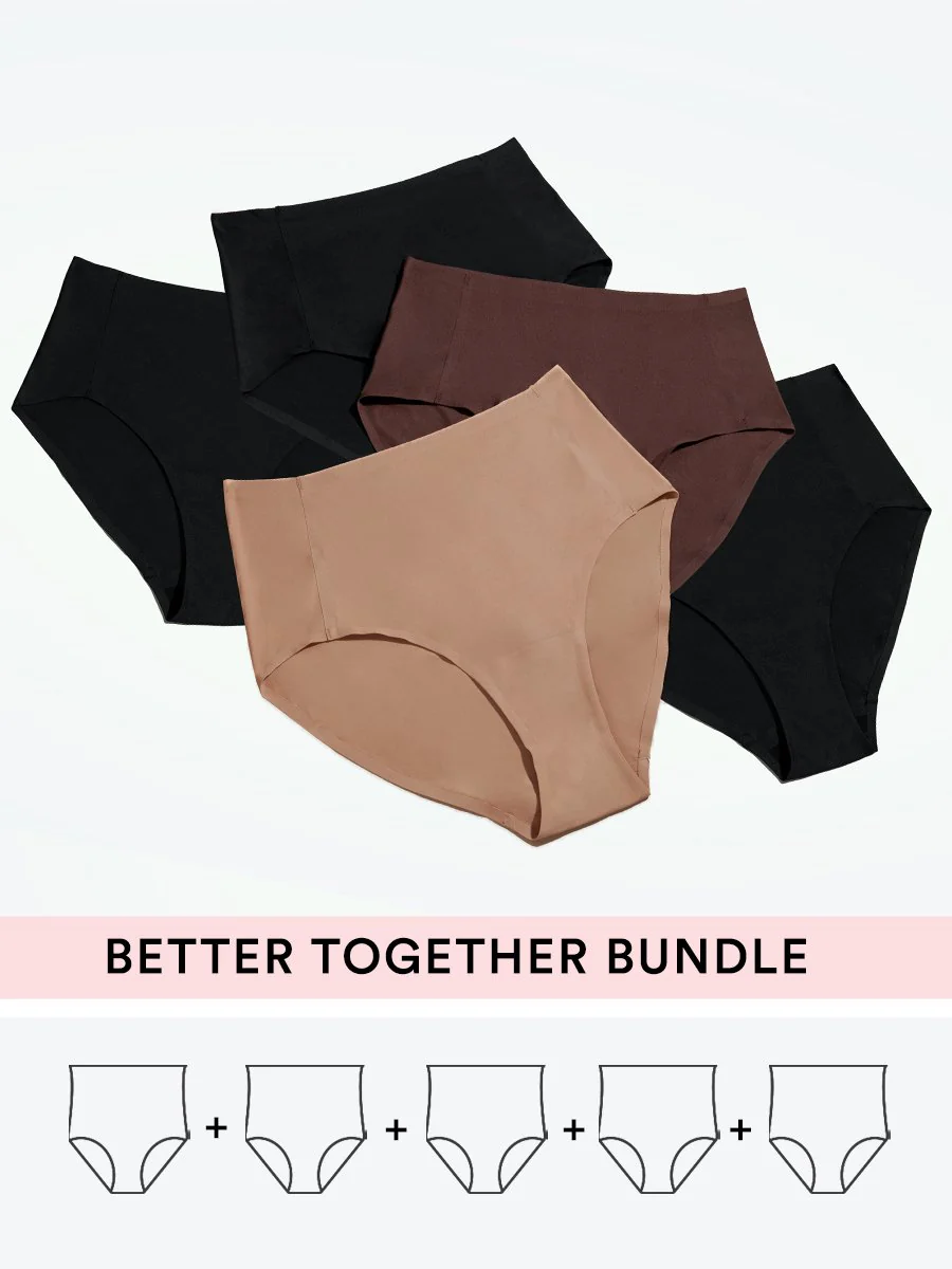 Underwear 5-Pack Seamless Stretch Mid-Waist Brief