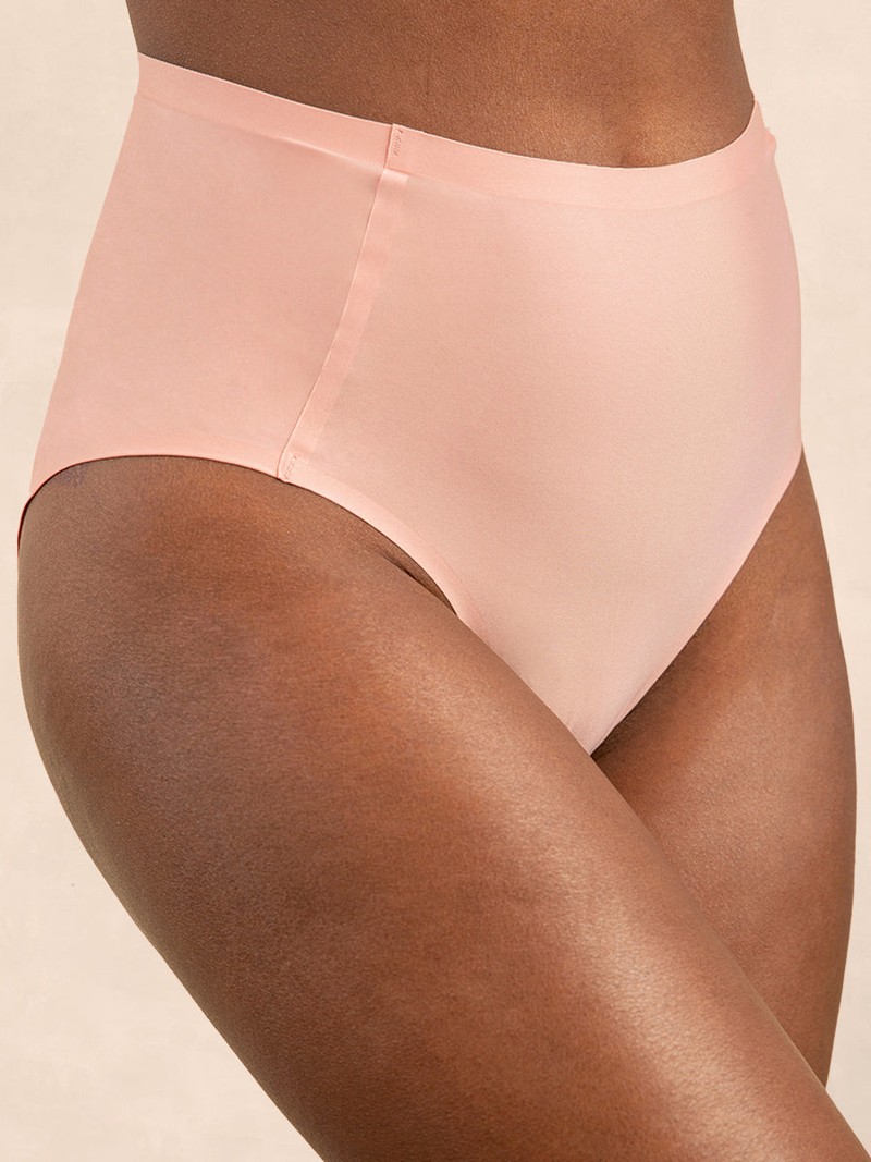 Seamless Stretch Mid-Waist Brief from Truekind